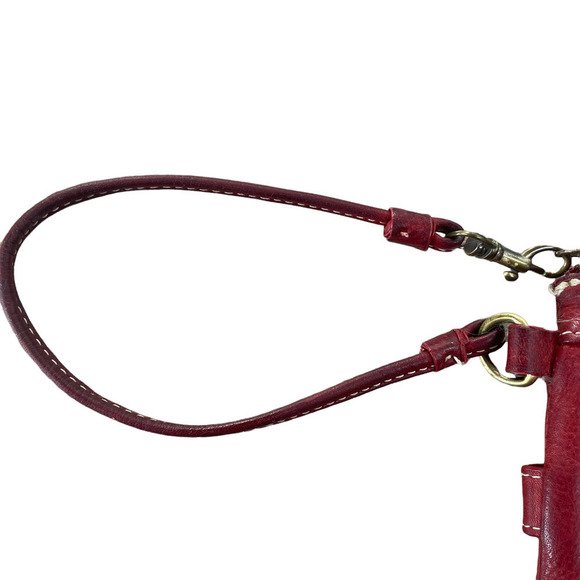 Giani Bernini Red Leather Wristlet Wallet - Picture 8 of 16